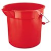 Rubbermaid Commercial 14 qt Red, Plastic FG261400RED